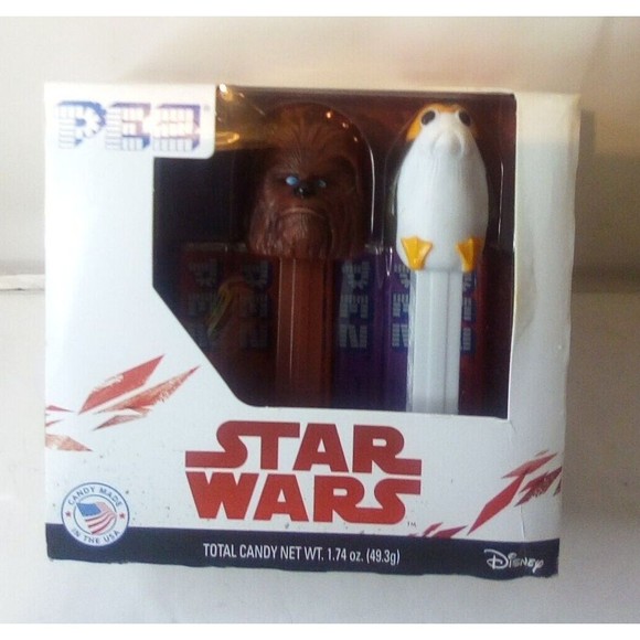 Distributeur PEZ Chewbacca - Boîte Collector - Star Wars - En Plastique